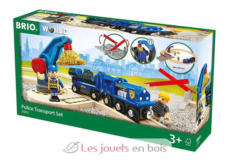 Polizei Goldtransport-Set - Brio 1 Polizei Goldtransport-Set - Brio