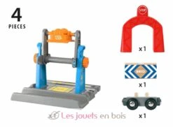 Smart Tech Verladekran - Brio -Modell Spielzeug Für Kinder 33827 brio grue de chargement de marchandises 4