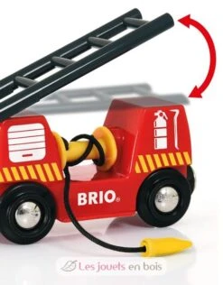 Feuerwehr-Station Mit Einsatzfahrzeug - Brio 7 Feuerwehr-Station Mit Einsatzfahrzeug - Brio -Modell Spielzeug Für Kinder 33833 camion