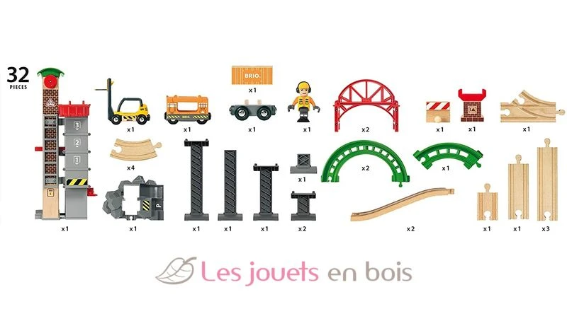 Großes Lagerhaus-Set Mit Aufzug - Brio 4 Großes Lagerhaus-Set Mit Aufzug - Brio – Bild 4