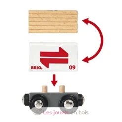 Großer Güterzug - Brio -Modell Spielzeug Für Kinder 33888 brio train citerne et chargement 3