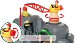 Große Goldmine Mit Sound-Tunnel - Brio -Modell Spielzeug Für Kinder 33889 brio plateforme grue tunnel circuit train 3