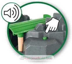 Große Goldmine Mit Sound-Tunnel - Brio -Modell Spielzeug Für Kinder 33889 brio plateforme grue tunnel circuit train 5