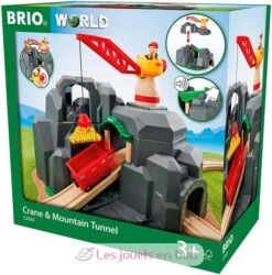 Große Goldmine Mit Sound-Tunnel - Brio -Modell Spielzeug Für Kinder 33889 brio plateforme grue tunnel circuit train 7