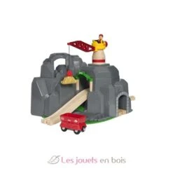 Große Goldmine Mit Sound-Tunnel - Brio -Modell Spielzeug Für Kinder 33889 brio plateforme grue tunnel circuit train 8