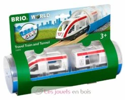 Tunnel Box Reisezug - Brio -Modell Spielzeug Für Kinder 33890 brio train de voyageurs et tunnel 4