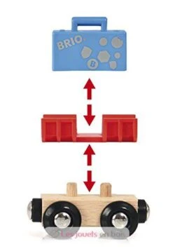 Flughafen-Gepäckwagen - Brio -Modell Spielzeug Für Kinder 33893 brio vehicule transport bagages 3