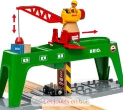Bahn Verlade Terminal - Brio -Modell Spielzeug Für Kinder 33996 brio grue double voie chargement 4