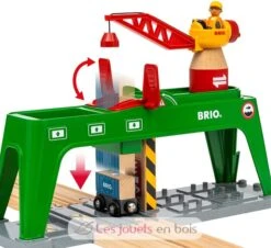 Bahn Verlade Terminal - Brio -Modell Spielzeug Für Kinder 33996 brio grue double voie chargement 5