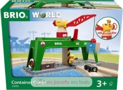 Bahn Verlade Terminal - Brio -Modell Spielzeug Für Kinder 33996 brio grue double voie chargement 8
