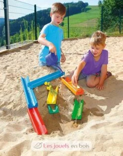 Wasser- Und Murmelstraße - Erzi -Modell Spielzeug Für Kinder 43232 erzi circuit a billes et a eau 4