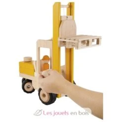 Gabelstapler - Goki -Modell Spielzeug Für Kinder 55938 goki jouet en bois chariot l vateur 2