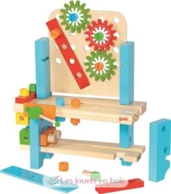 Meine Erste Werkbank - Goki -Modell Spielzeug Für Kinder 58386 goki mon premier etabli jouet imitation bois 1