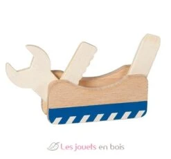 Multiwerkzeug 3 In 1 Aus Holz Für Kinder - Goki