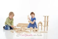 Jumbo-Block-Set Aus Holz - TickiT 11 Jumbo-Block-Set Aus Holz - TickiT -Modell Spielzeug Für Kinder 73438 tickit blocs de construction en bois geants naturel 1