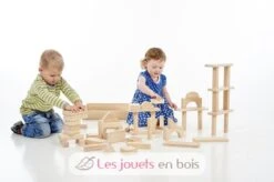 Jumbo-Block-Set Aus Holz - TickiT 12 Jumbo-Block-Set Aus Holz - TickiT -Modell Spielzeug Für Kinder 73438 tickit blocs de construction en bois geants naturel 2