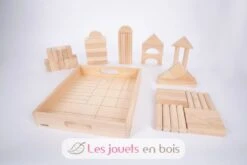Jumbo-Block-Set Aus Holz - TickiT 15 Jumbo-Block-Set Aus Holz - TickiT -Modell Spielzeug Für Kinder 73438 tickit blocs de construction en bois geants naturel 5