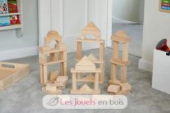 Jumbo-Block-Set Aus Holz - TickiT 14 Jumbo-Block-Set Aus Holz - TickiT -Modell Spielzeug Für Kinder 73438 tickit blocs de construction en bois geants naturel 6