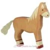 Stehend Pferd, Hellbraun - Holztiger