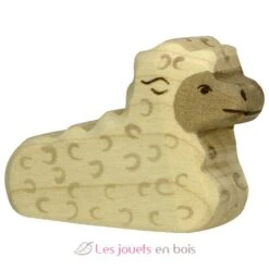 Lamm, Liegend - Holztiger