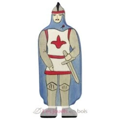 Ritter Mit Blauem Mantel - Holztiger