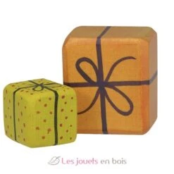 2 Geschenkpakete - Holztiger