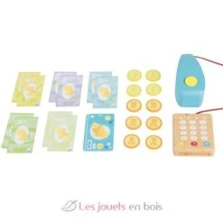 Registrierkasse Aus Holz - Vilac -Modell Spielzeug Für Kinder 8102 vilac caisse enregistreuse en bois 2