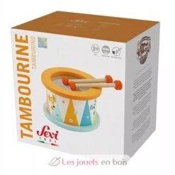 Trommeltiere - Sevi -Modell Spielzeug Für Kinder 83080 sevi tambour en bois animaux 2