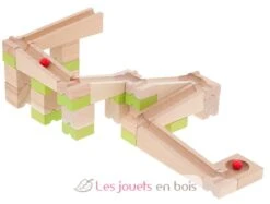 Kugelbahn 40 Stück - Jeujura -Modell Spielzeug Für Kinder 8364 jeujura circuit de billes 40 pieces bois massif fabrication francaise 3