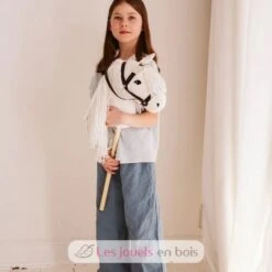 Stockpferd Weiß - ByAstrup -Modell Spielzeug Für Kinder 84352 byastrup cheval baton tete de cheval blanc a chevaucher 1