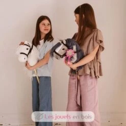 Stockpferd Weiß - ByAstrup -Modell Spielzeug Für Kinder 84352 byastrup cheval baton tete de cheval blanc a chevaucher 2