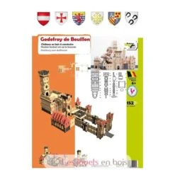 Schloss Godefroy De Bouillon - Ardennes Toys -Modell Spielzeug Für Kinder ardennes toys chateau godefroy de bouillon 3