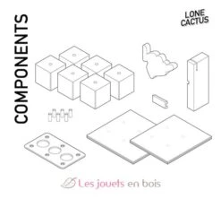 Lone Cactus Motel - Candylab Toys -Modell Spielzeug Für Kinder assembly 01 1