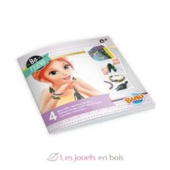 Kreativ-Set - Schmuck Mit Wax-Stoff - Buki France 8 Kreativ-Set - Schmuck Mit Wax-Stoff - Buki France -Modell Spielzeug Für Kinder be208 buki kit creatif bijoux tissu wax creation bijoux 2