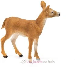 Weißwedelkuh - Schleich 7 Weißwedelkuh - Schleich -Modell Spielzeug Für Kinder biche de virginie figurine schleich 14819 jouets jeu