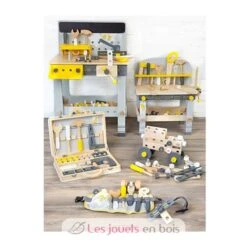 Werkzeugkasten 2 In 1 Miniwob - Small Foot Company 25 Werkzeugkasten 2 In 1 Miniwob - Small Foot Company -Modell Spielzeug Für Kinder boite a outils 2 en 1 miniwob 11809 jouets bois enfants bricoleurs cadeaux 1