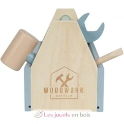 Kinder-Werkzeugkasten 20-teilig - Little Dutch -Modell Spielzeug Für Kinder boite a outils en bois 20 pcs little dutch d 2