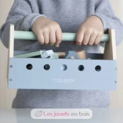 Kinder-Werkzeugkasten 20-teilig - Little Dutch -Modell Spielzeug Für Kinder boite a outils en bois 20 pcs little dutch f 2