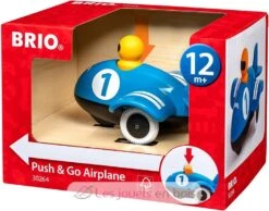 Push & Go Flugzeug - Brio -Modell Spielzeug Für Kinder brio 30264 avion push go jouet d eveil premier age stimule la motricite systeme a retrofriction jouets enfants interactif