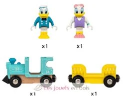 Donald & Daisy Duck Zug - Brio -Modell Spielzeug Für Kinder brio 32260 train de donald daisy duck disney mickey and friends sans pile figurines incluses pour circuit de train en bois jouets enfant