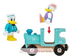 Donald & Daisy Duck Zug - Brio -Modell Spielzeug Für Kinder brio 32260 train de donald daisy duck disney mickey and friends sans pile figurines incluses pour circuit de train en bois jouets enfants interactif