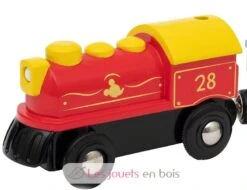 Batteriebetriebener Micky Maus Zug - Brio -Modell Spielzeug Für Kinder brio 32265 train a pile mickey mouse disney mickey and friends train electrique figurine incluse pour circuit de train en bois jouets enfant