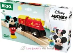 Batteriebetriebener Micky Maus Zug - Brio -Modell Spielzeug Für Kinder brio 32265 train a pile mickey mouse disney mickey and friends train electrique figurine incluse pour circuit de train en bois jouets enfant interacti 1