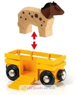 Trainieren Nutztieren - Brio -Modell Spielzeug Für Kinder brio 33404 train de la ferme 1