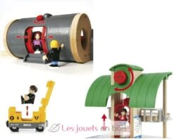 Deluxe Bahn Set BRIO - Brio -Modell Spielzeug Für Kinder brio world 33052 circuit chemin de fer deluxe coffret complet 87 pieces circuit de train en bois 2 niveaux jouet