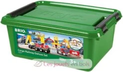 Verschiebebahnhof Kästchen - Brio -Modell Spielzeug Für Kinder brio world 33097 circuit grues et chargements coffret complet 54 pieces avec 3 grues differentes circuit de train en bois enfant jouet boite