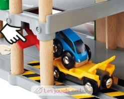 Garage Schiene / Straße - Brio -Modell Spielzeug Für Kinder brio world 33204 garage rail route accessoire pour circuit de train en bois 3 niveaux vehicules inclus action de jeu sans pile jouets enfants interact