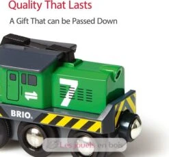 Güterzuglokomotive Grün - Brio -Modell Spielzeug Für Kinder brio world 33214 locomotive de fret a pile train electrique fonction lumineuse pour circuit de train en bois jouets enfants interactif