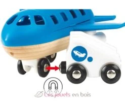 Passagierflugzeug - Brio -Modell Spielzeug Für Kinder brio world 33306 avion de voyageurs accessoire circuit de train en bois 2 figurines incluses jouet