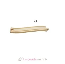 Rampen Gleise - Brio -Modell Spielzeug Für Kinder brio world 33332 rails montants 216 mm accessoire pour circuit de train en bois jouet jeux